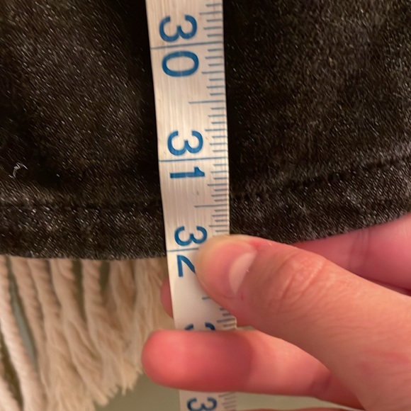 Black Midi Jean Skirt - Picture 3 of 6